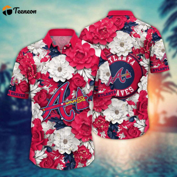 Mlb Atlanta Braves Hawaiian Shirt Aloha Spirit At Every Base For Sport Fan 1