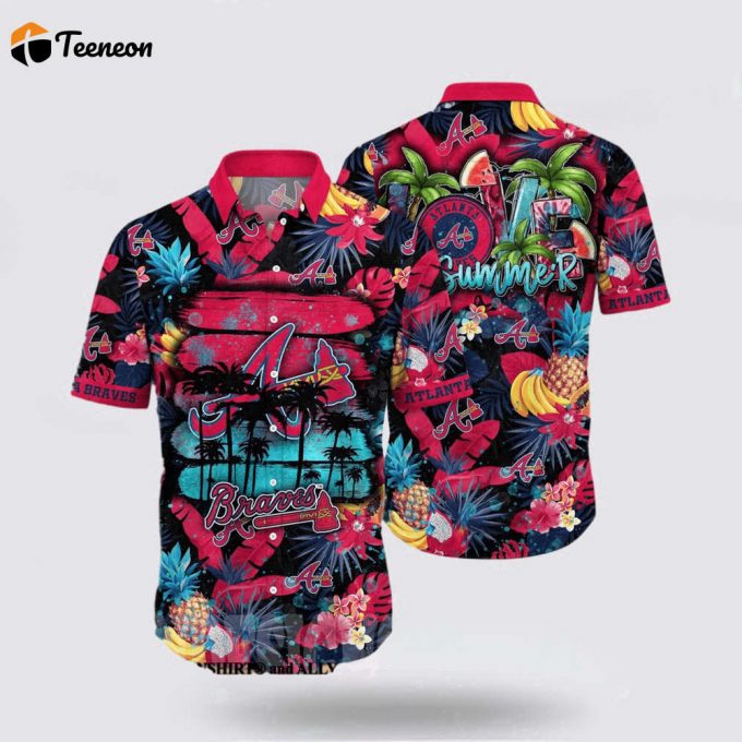 Mlb Atlanta Braves Hawaiian Shirt Embrace The Energetic Summer With Fashionable For Fans 1