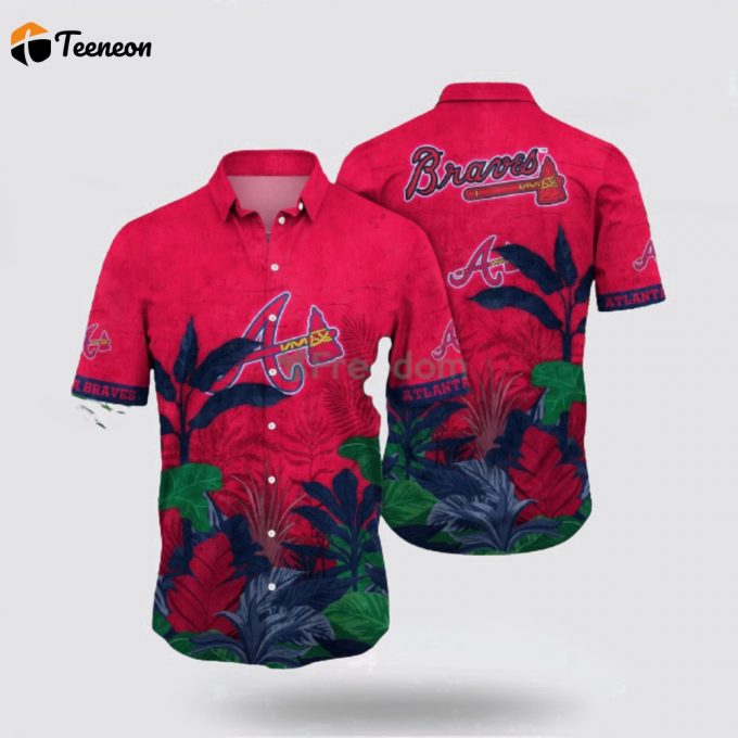 Mlb Atlanta Braves Hawaiian Shirt Explore Ocean Vibes With Unique Tropical Fashion For Fans 1