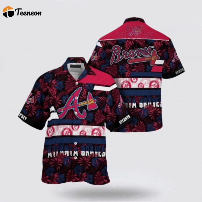 Mlb Atlanta Braves Hawaiian Shirt Immerse Yourself In The Sea Breeze With Exotic Outfits For Fans 1