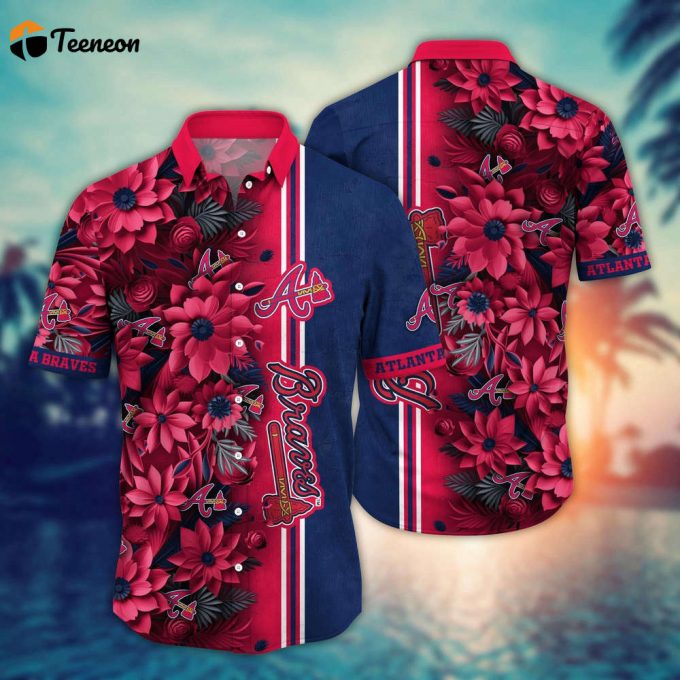 Mlb Atlanta Braves Hawaiian Shirt Steal The Bases Steal The Show For Fans 1