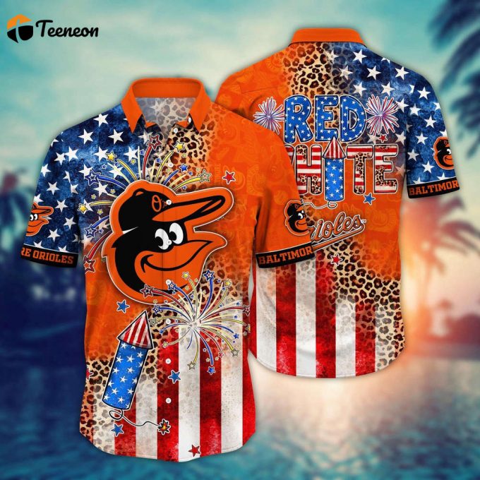 Mlb Baltimore Orioles Hawaii Shirt Independence Day Vibrant Aloha For Cool Fans 1