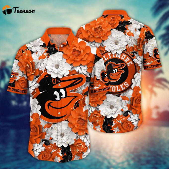 Mlb Baltimore Orioles Hawaiian Shirt Aloha Spirit At Every Base For Sport Fan 1