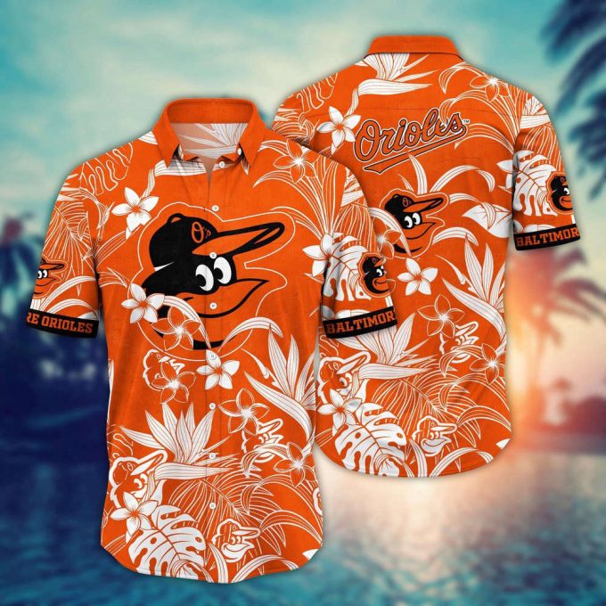 Mlb Baltimore Orioles Hawaiian Shirt Breeze Through Summer Gift For Fans 2