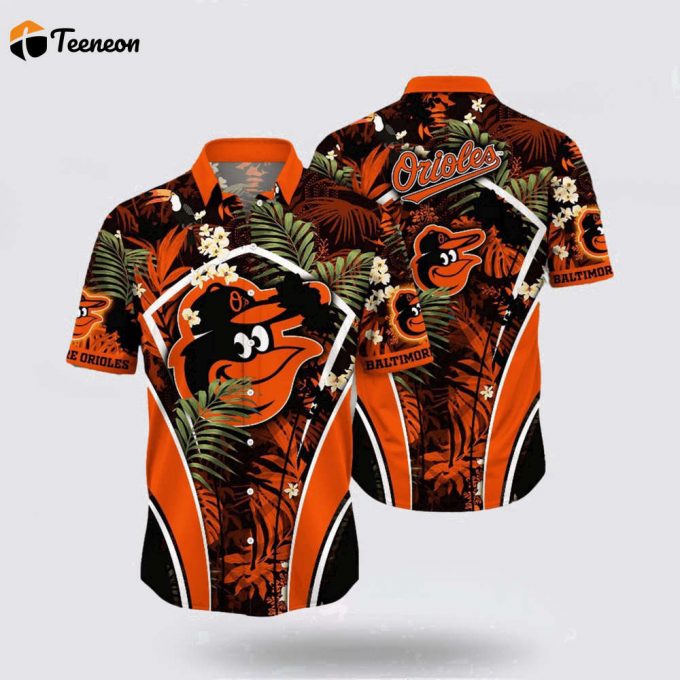 Mlb Baltimore Orioles Hawaiian Shirt Celebrate Summer In Style For Fans 1