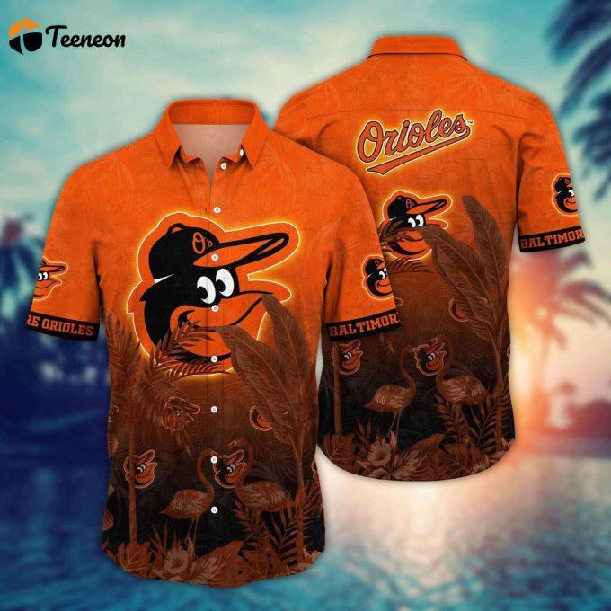 Mlb Baltimore Orioles Hawaiian Shirt Chase The Sunset Gift For Fans 1