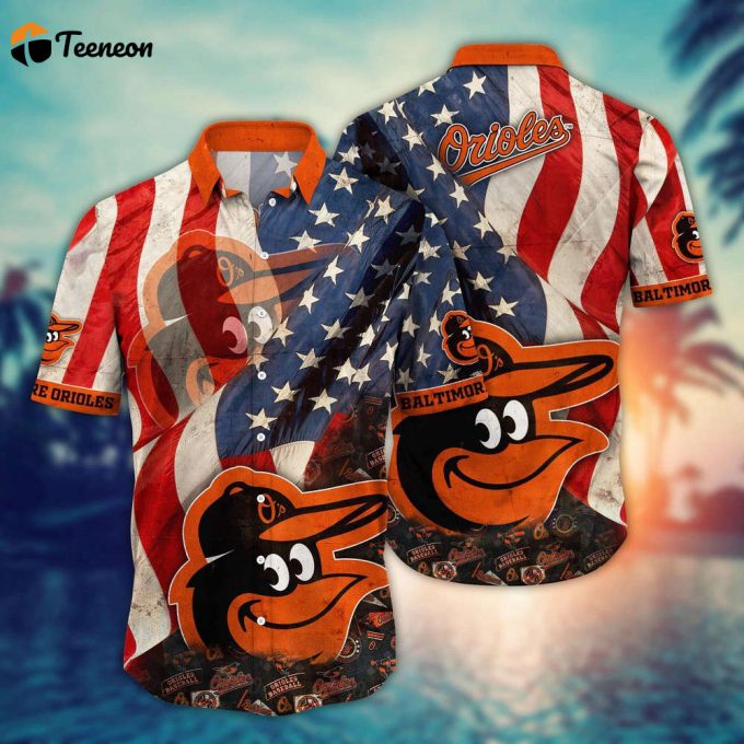 Mlb Baltimore Orioles Hawaiian Shirt Flower Swing Into Hawaiianan Chic For Fans 1