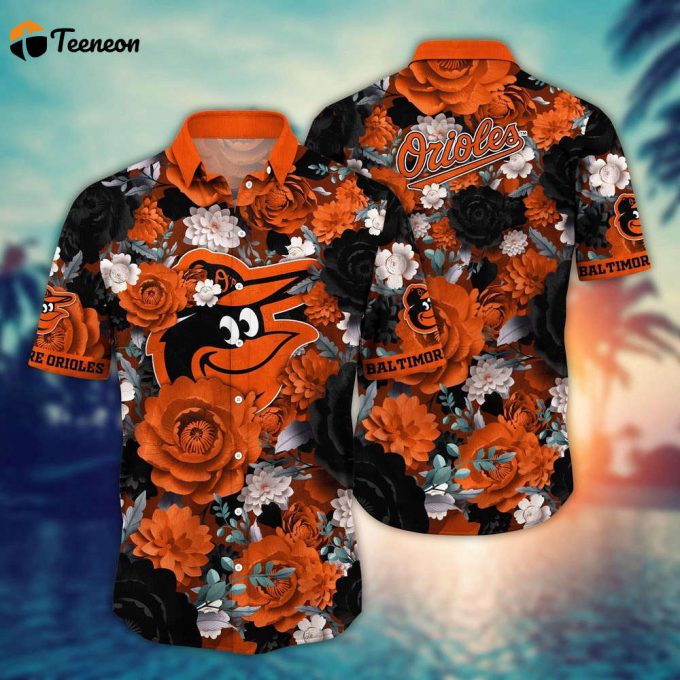 Mlb Baltimore Orioles Hawaiian Shirt Home Run Style For Sport Fan 1