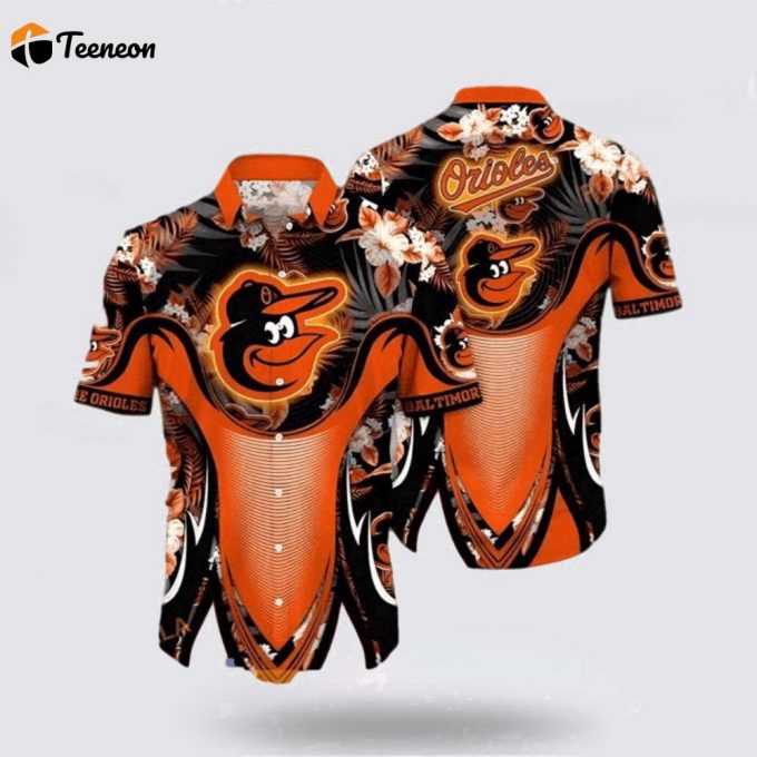 Mlb Baltimore Orioles Hawaiian Shirt Sun Sea And Style Unleash Your Summer Look For Fans 1