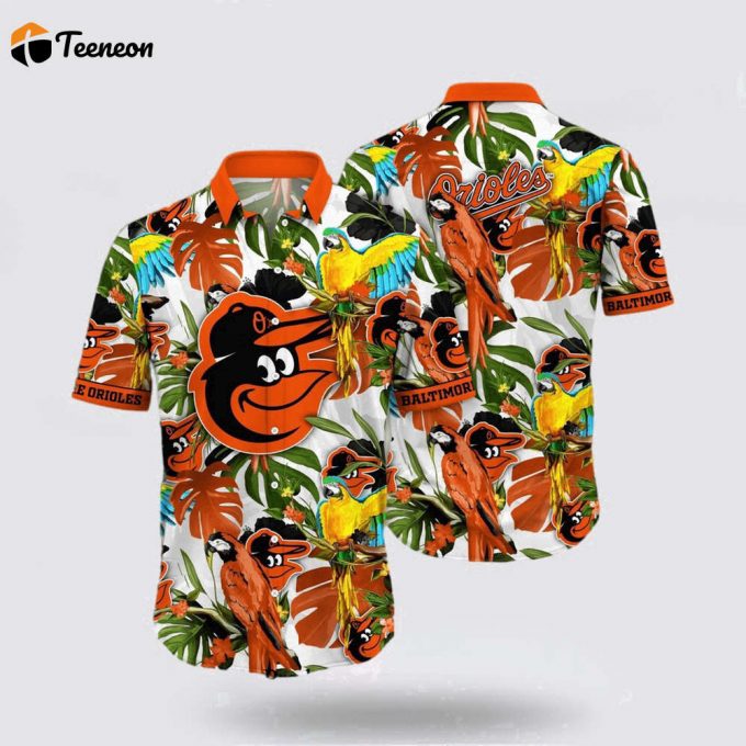 Mlb Baltimore Orioles Hawaiian Shirt The Perfect Combination Of Baseball For Fans 1