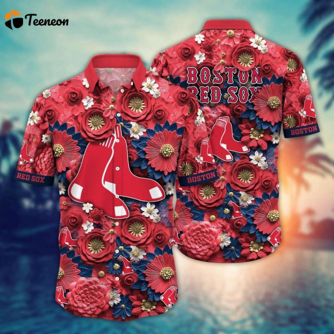 Mlb Boston Red Sox Hawaiian Shirt Hitting Fashion Highs For Fans 1