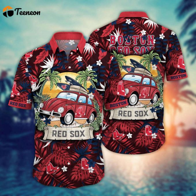 Mlb Boston Red Sox Hawaiian Shirt Summer Heatwave For Sports Fans 1