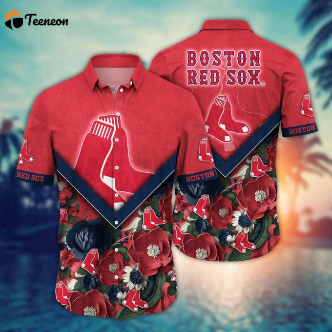 Mlb Boston Red Sox Hawaiian Shirt Summer Swing For Sport Fan 1