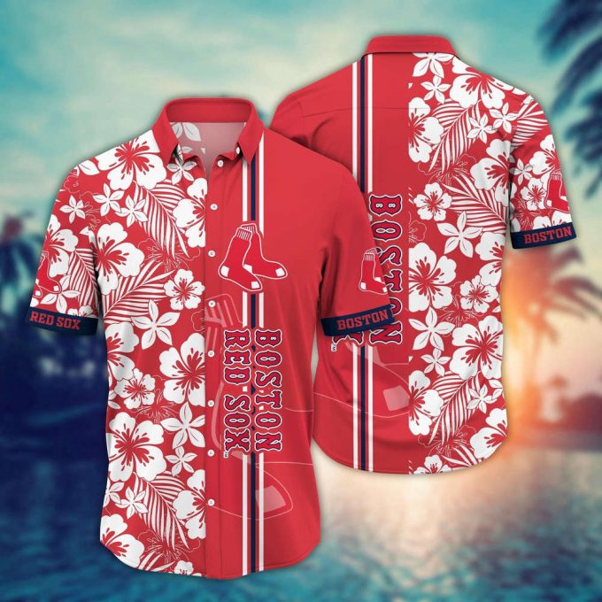 Mlb Boston Red Sox Hawaiian Shirt Swing Into Summer For Sports Fans 2