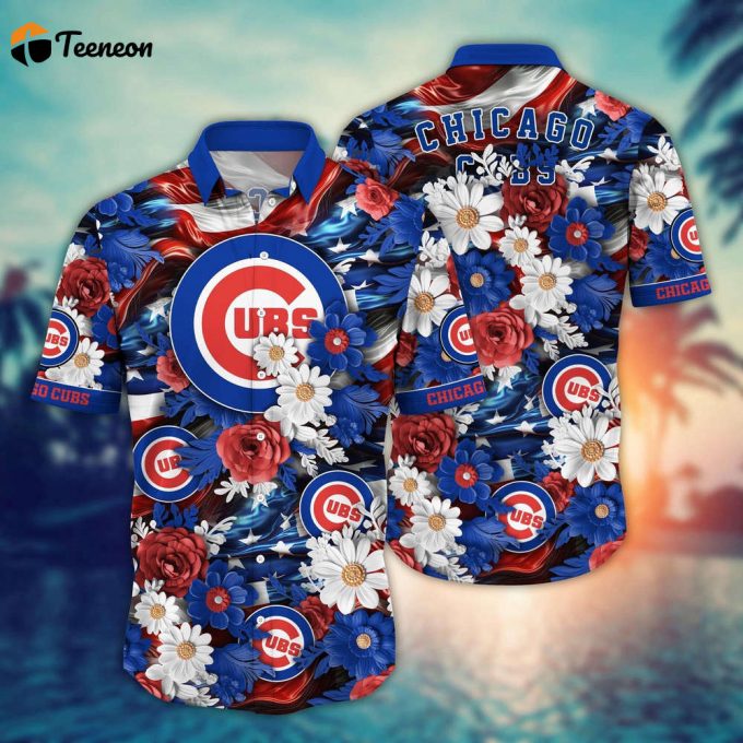 Mlb Chicago Cubs Hawaii Shirt Independence Day For Cool Fans 1