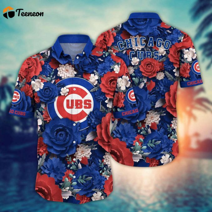 Mlb Chicago Cubs Hawaiian Shirt Home Run Style For Sport Fan 1