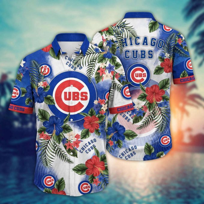 Mlb Chicago Cubs Hawaiian Shirt Pitch Perfect Bloom Gift For Fans 2