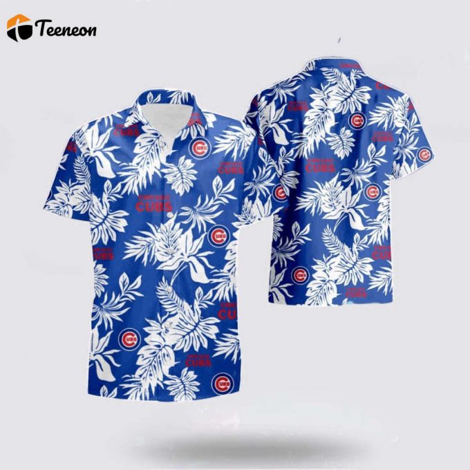 Mlb Chicago Cubs Hawaiian Shirt Surfing In Style With The Super Cool For Fans 1