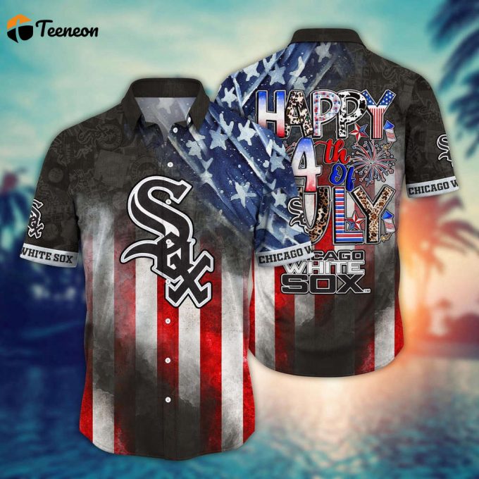 Mlb Chicago White Sox Hawaii Shirt Independence Day Trendy Hawaiian Tops For Cool Fans 1