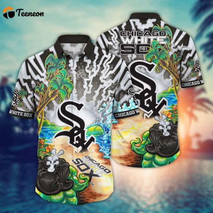 Mlb Chicago White Sox Hawaiian Shirt Diamond Dreamscape For Sports Fans 1