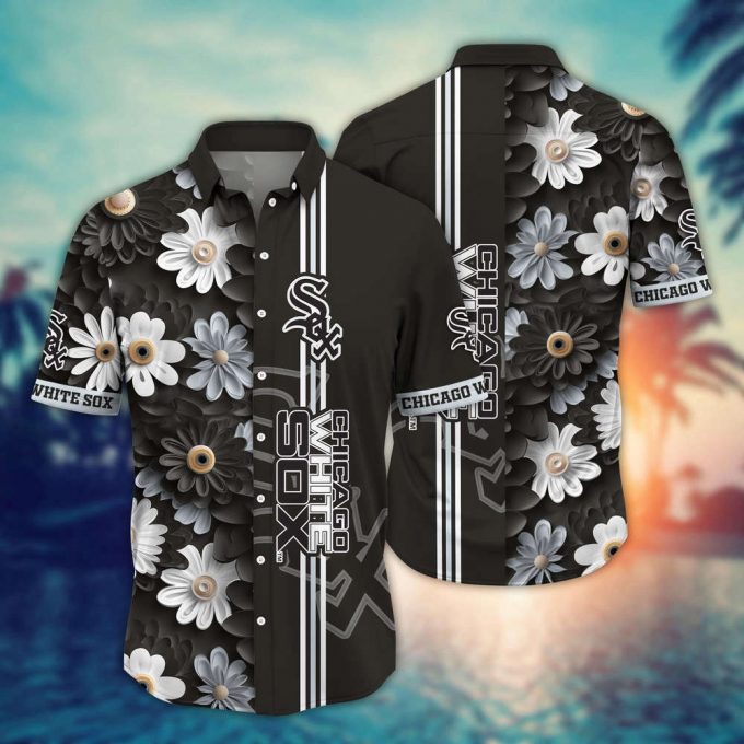 Mlb Chicago White Sox Hawaiian Shirt Floral Finesse For Sports Fans 2