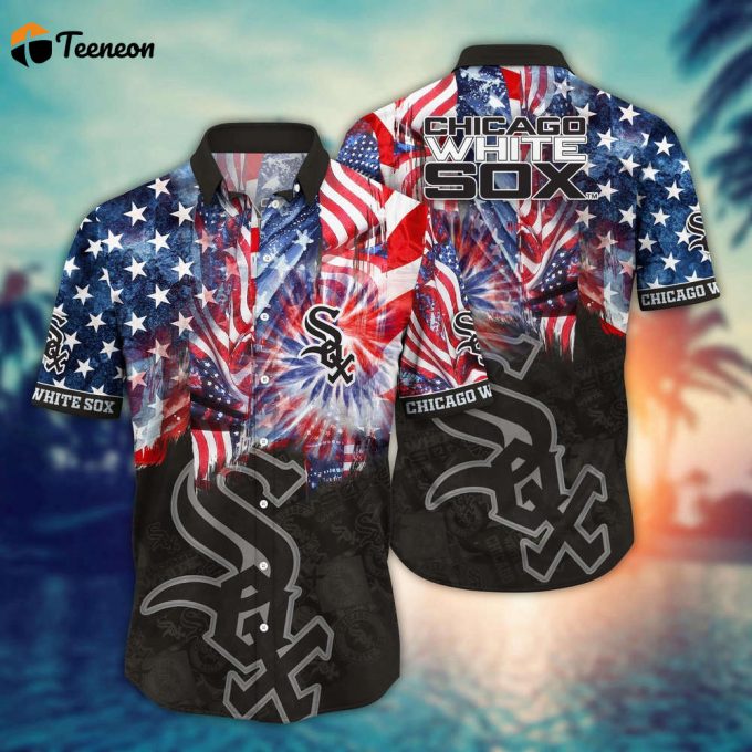 Mlb Chicago White Sox Hawaiian Shirt Flower Game Day Aloha Mlb Style For Fans 1