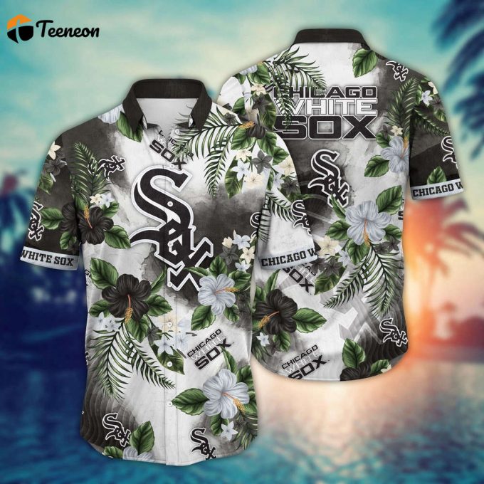 Mlb Chicago White Sox Hawaiian Shirt Pitch Perfect Bloom Gift For Fans 1