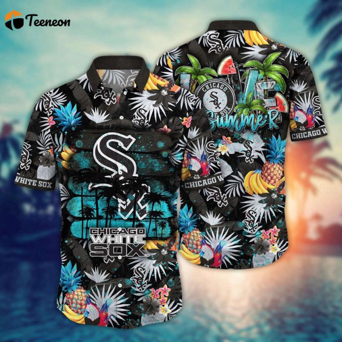 Mlb Chicago White Sox Hawaiian Shirt Pitch Perfect Style For Sports Fans 1