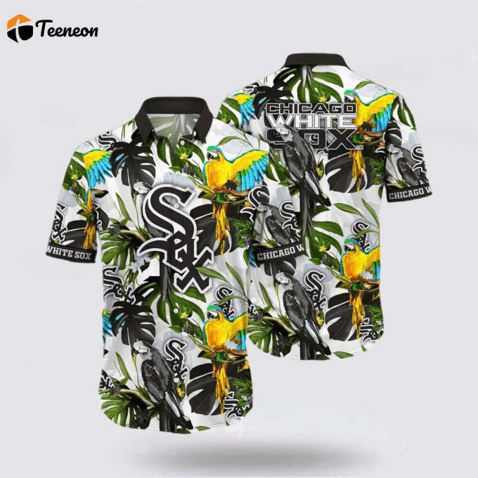 Mlb Chicago White Sox Hawaiian Shirt Set Your Spirit Free With The Breezy For Fans 1