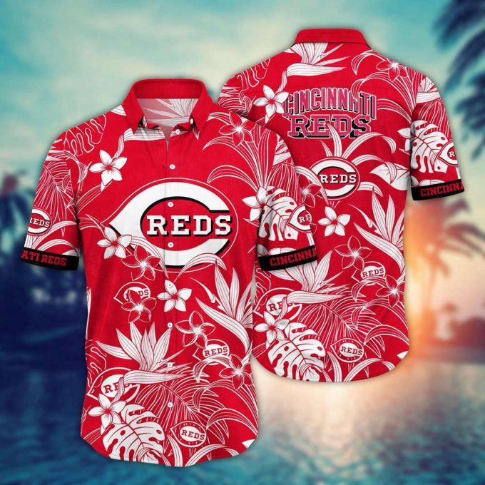 Mlb Cincinnati Reds Hawaiian Shirt Breeze Through Summer Gift For Fans 2