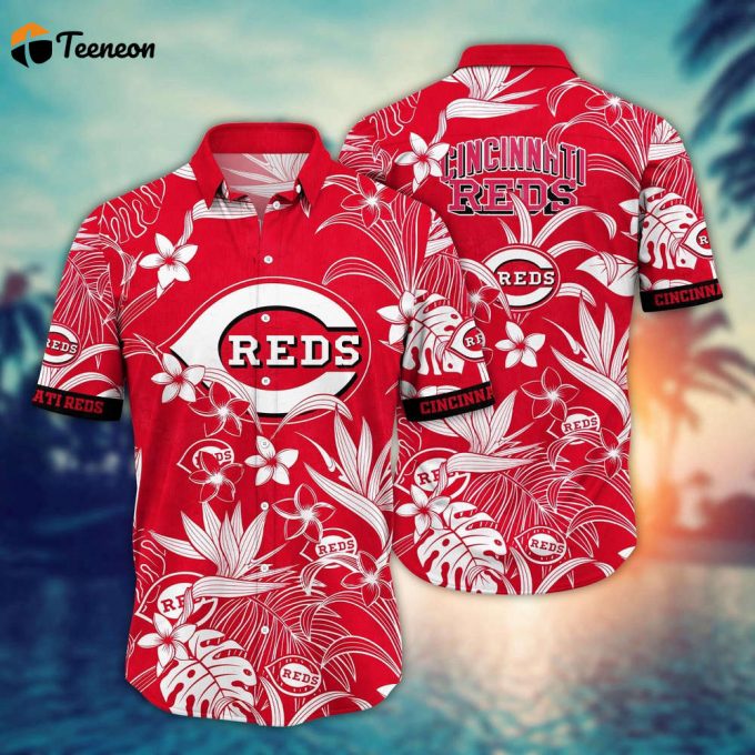 Mlb Cincinnati Reds Hawaiian Shirt Breeze Through Summer Gift For Fans 1