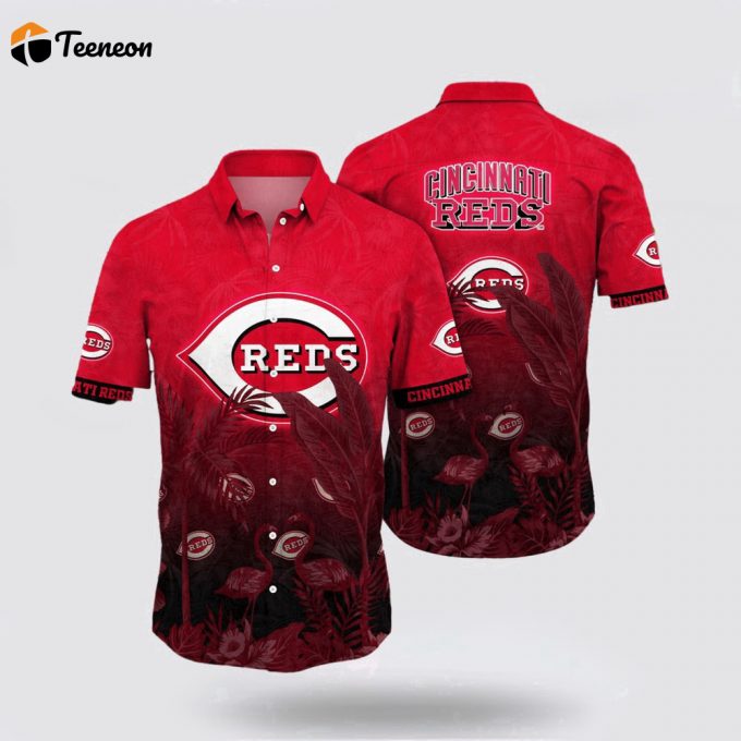 Mlb Cincinnati Reds Hawaiian Shirt Explore Ocean Vibes With Unique Tropical Fashion For Fans 1