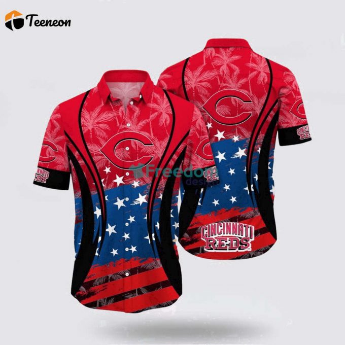 Mlb Cincinnati Reds Hawaiian Shirt Let Your Imagination Run Wild This Summer Wear For Fans 1