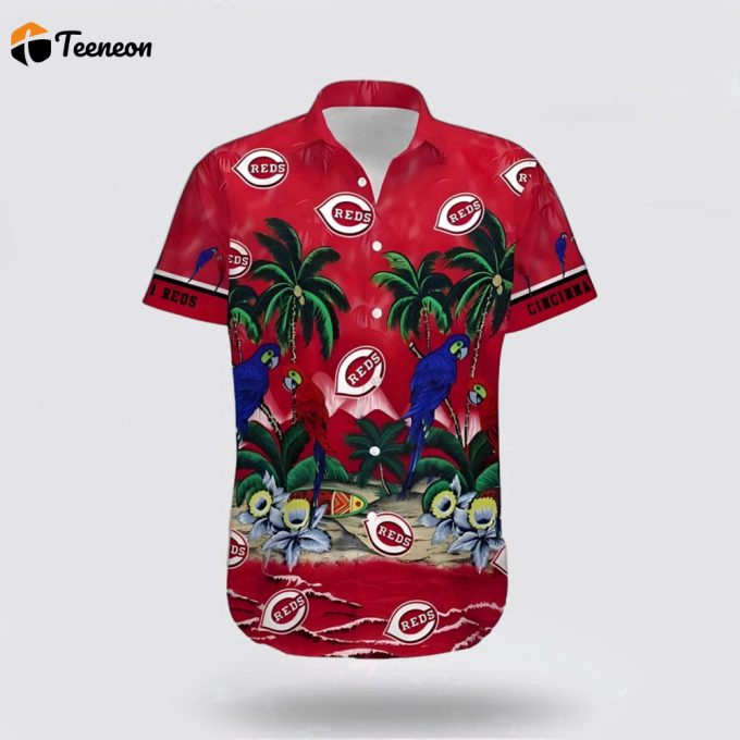 Mlb Cincinnati Reds Hawaiian Shirt Let Your Imagination Soar In Summer With Eye-Catching For Fans 1