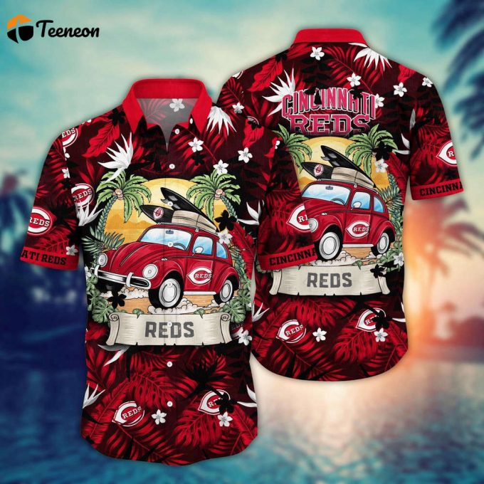 Mlb Cincinnati Reds Hawaiian Shirt Summer Heatwave For Sports Fans 1