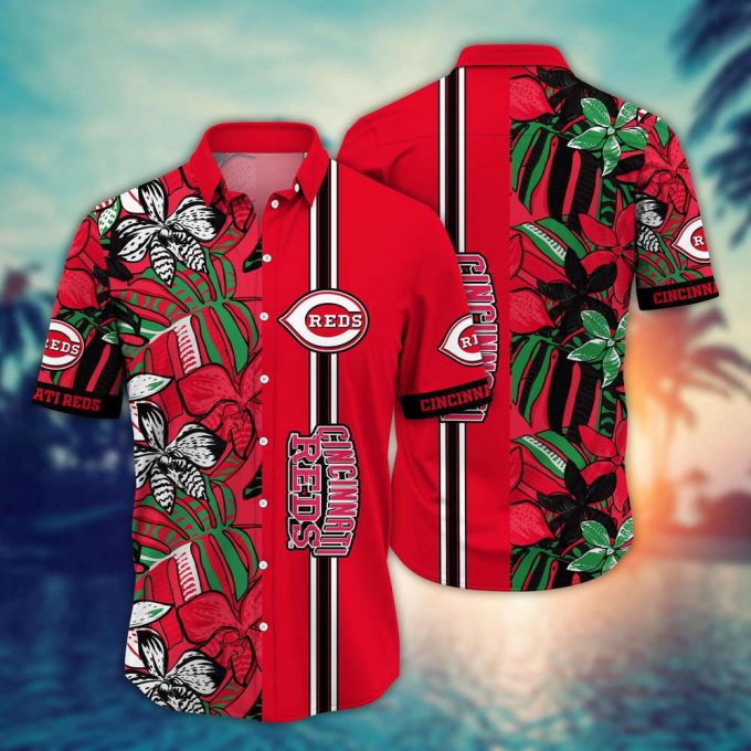 Mlb Cincinnati Reds Hawaiian Shirt Summer Swirl Gift For Fans 2