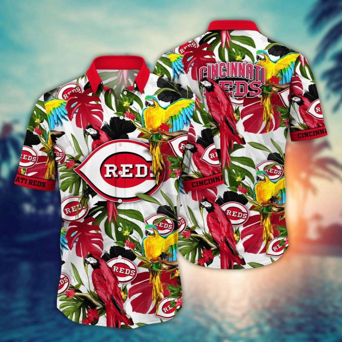 Mlb Cincinnati Reds Hawaiian Shirt Victory In Bloom Gift For Fans