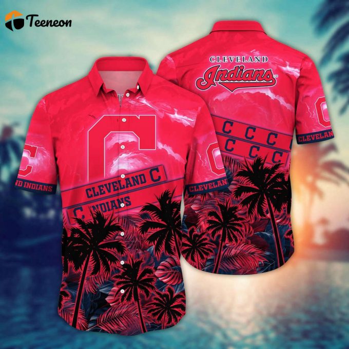 Mlb Cleveland Indians Hawaiian Shirt Aloha Spirit Soars Gift For Fans 1