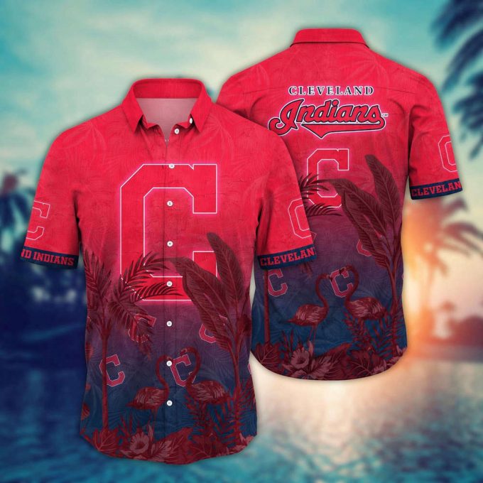 Mlb Cleveland Indians Hawaiian Shirt Chase The Sunset Gift For Fans 2