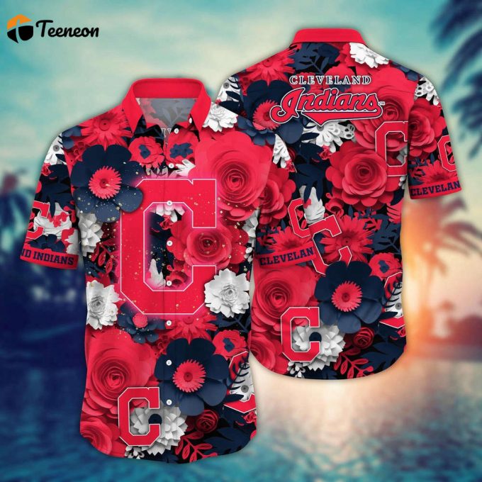 Mlb Cleveland Indians Hawaiian Shirt Diamond Dreams For Sport Fan 1