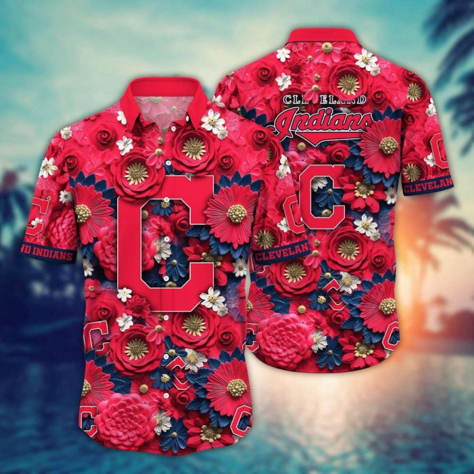 Mlb Cleveland Indians Hawaiian Shirt Hitting Fashion Highs For Fans 2