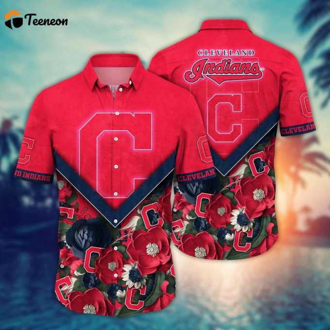 Mlb Cleveland Indians Hawaiian Shirt Summer Swing For Sport Fan 1