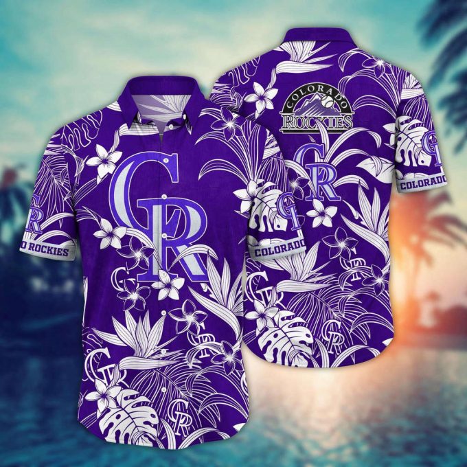 Mlb Colorado Rockies Hawaiian Shirt Breeze Through Summer Gift For Fans 2