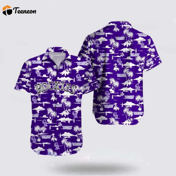 Mlb Colorado Rockies Hawaiian Shirt Celebrate Summer In Style For Fans 1