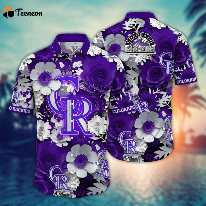 Mlb Colorado Rockies Hawaiian Shirt Diamond Dreams For Sport Fan 1