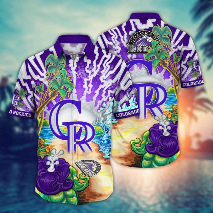 Mlb Colorado Rockies Hawaiian Shirt Diamond Dreamscape For Sports Fans 2