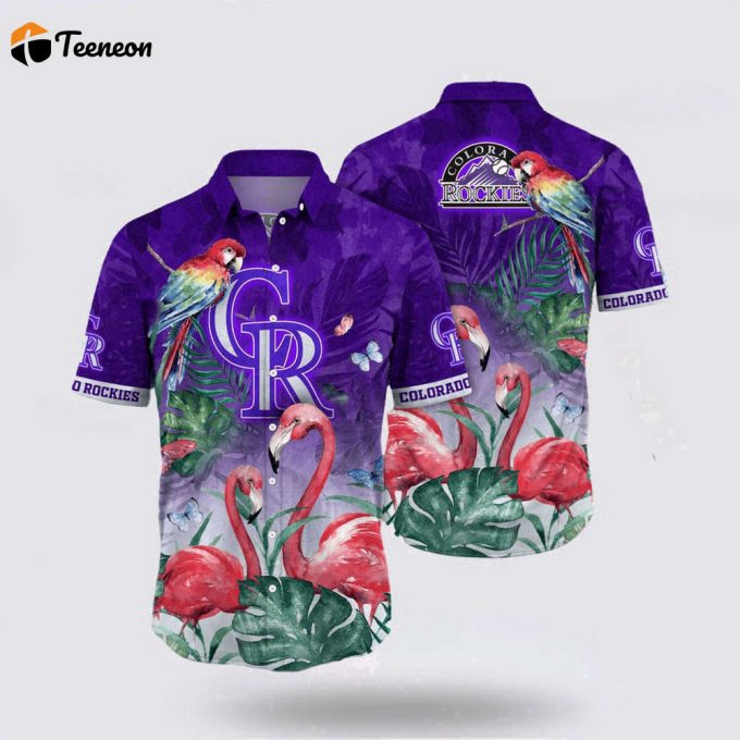 Mlb Colorado Rockies Hawaiian Shirt Feel The Aloha Spirit For Fans 1