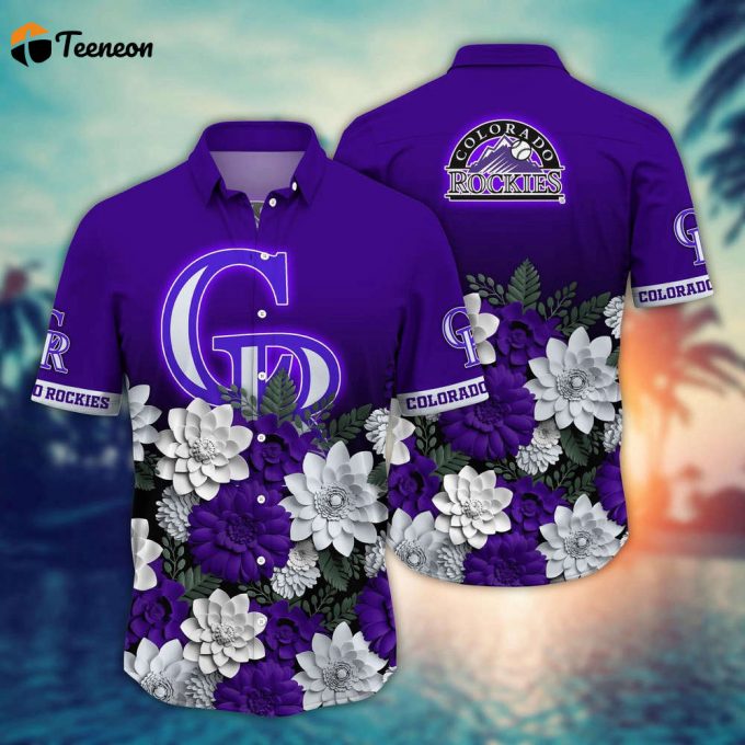 Mlb Colorado Rockies Hawaiian Shirt Hawaiian Heatwave For Sport Fan 1