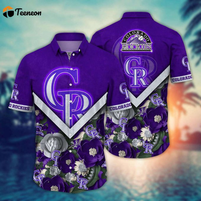 Mlb Colorado Rockies Hawaiian Shirt Summer Swing For Sport Fan 1