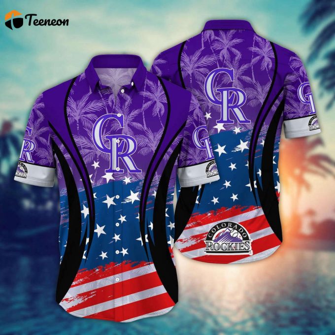 Mlb Colorado Rockies Hawaiian Shirt Vibrant Aloha For Cool Fans 1